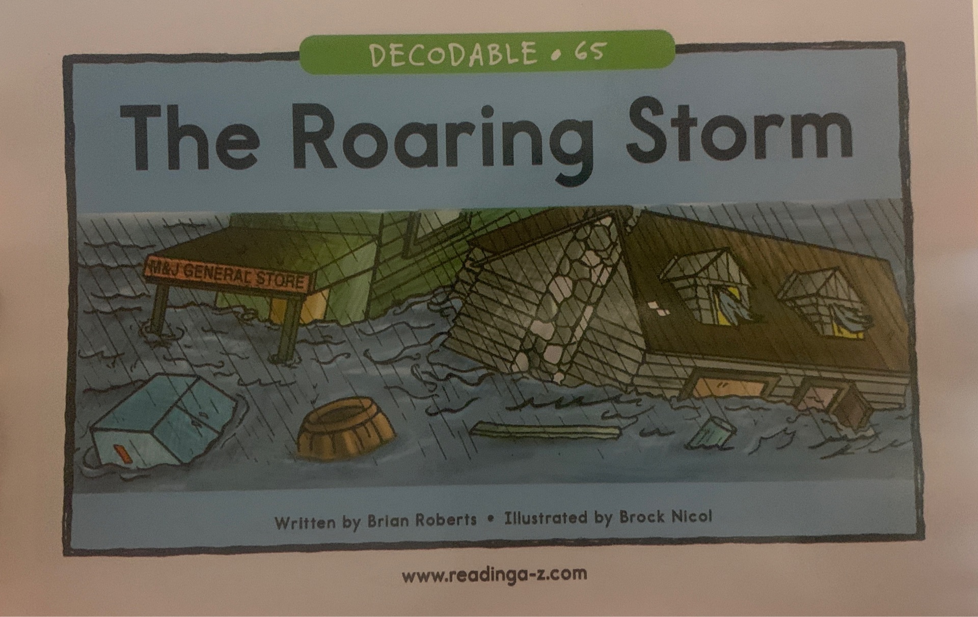 RAZ Decodable: 65 The Roaring Storm