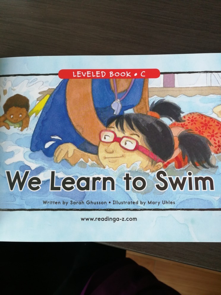 We  learn  to swim