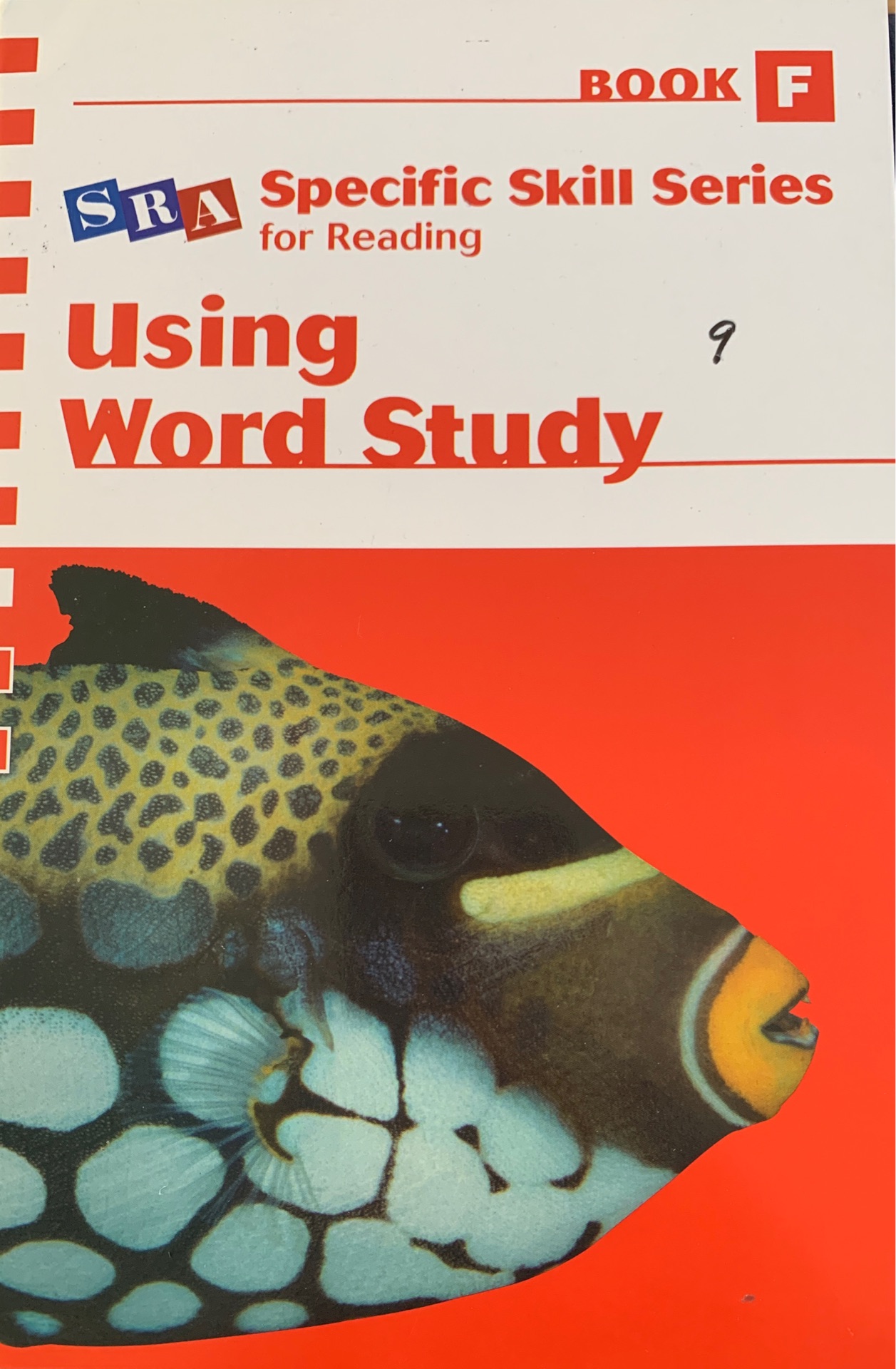 Using Word Study Book F