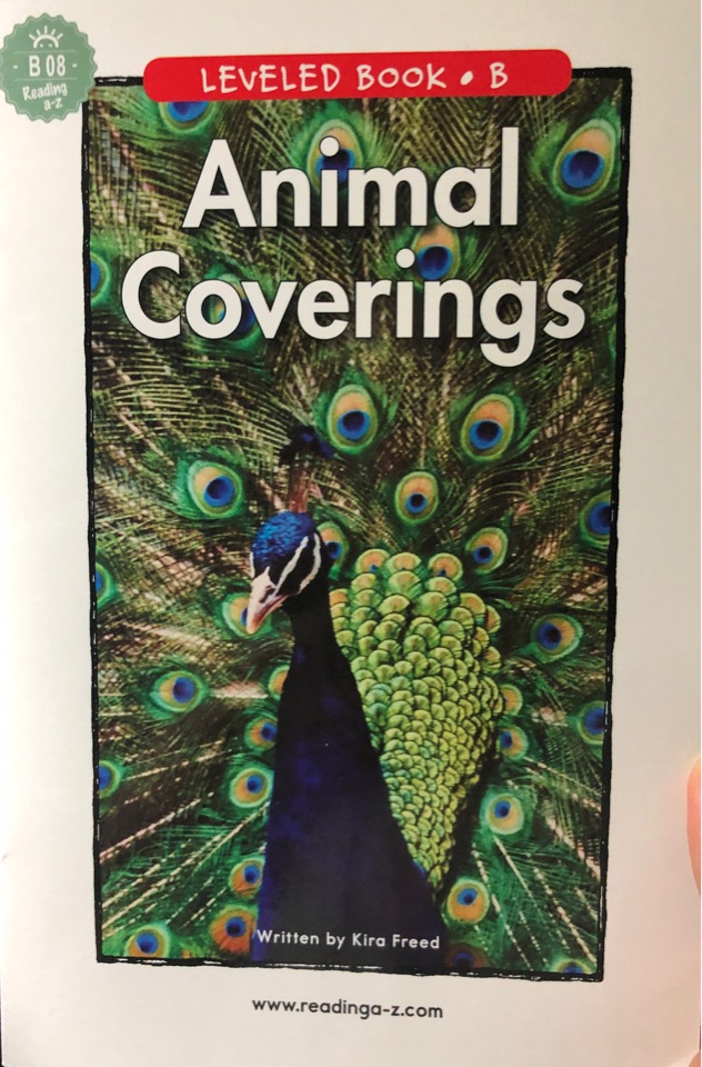 RAZ-B 08 Animal Coverings