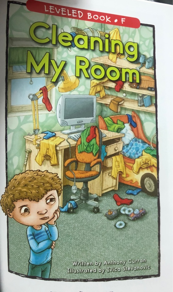 Cleaning my room