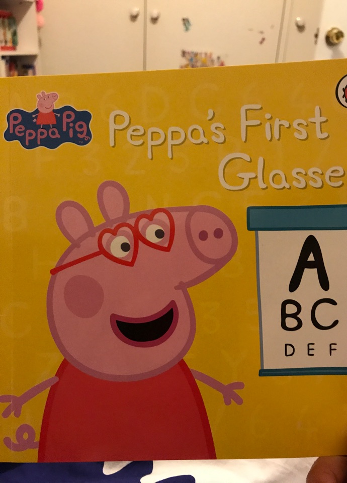 Peppa' s first. Glasses