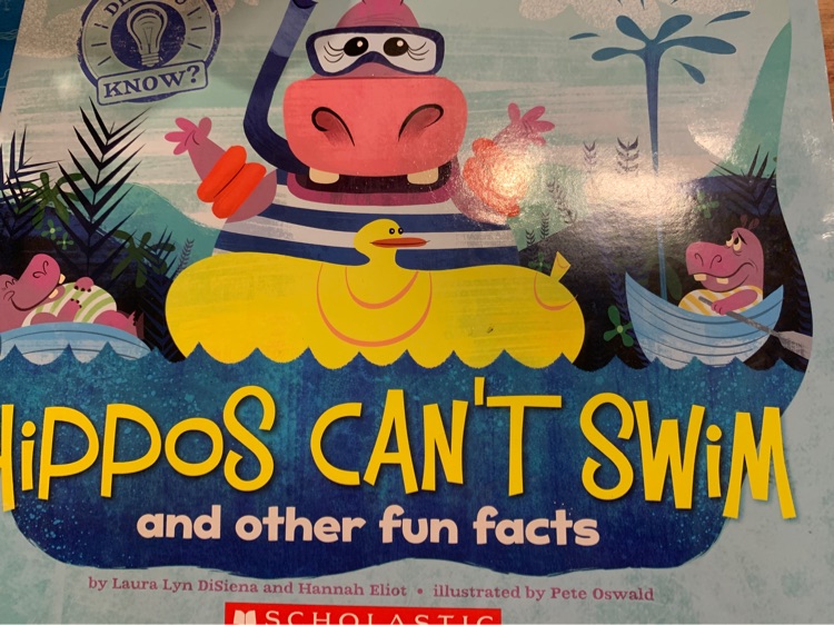 Hippos cant swim