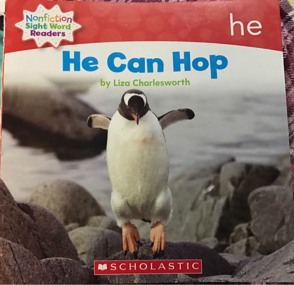 He can hop