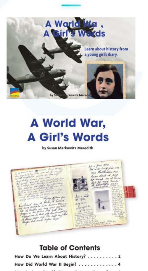 A World War, A Girl's Words