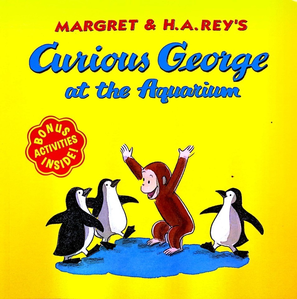 Curious George at the aouarium