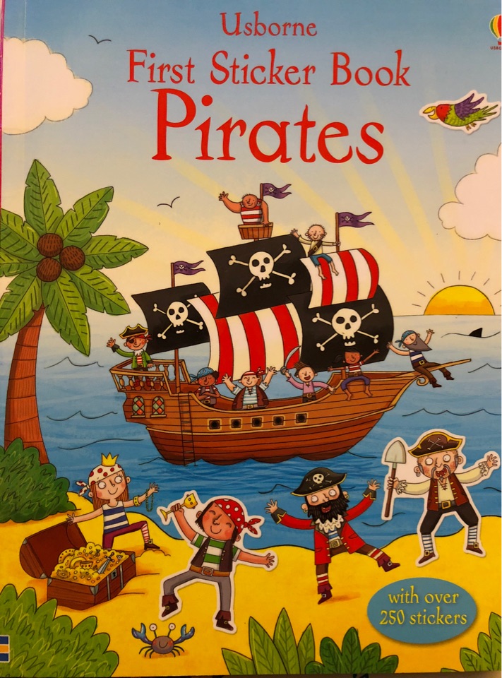 First sticker book pirate