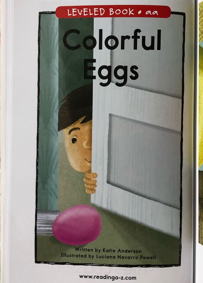 Raz aa:Colorful Eggs