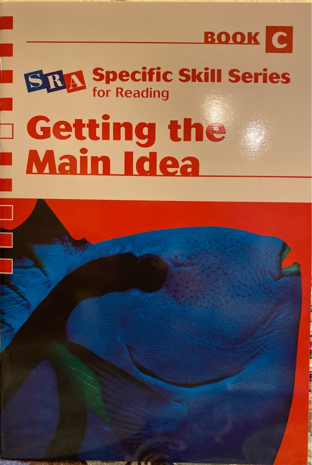 Getting the Main Idea Book C (SRA)