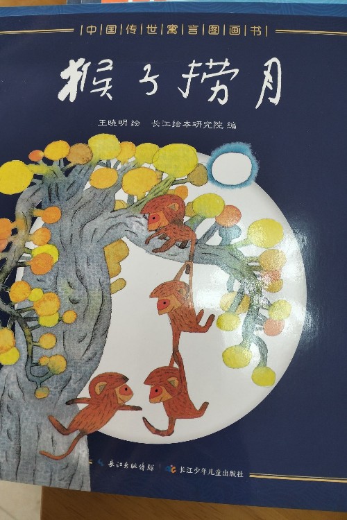 中国传世寓言图画书 猴子捞月