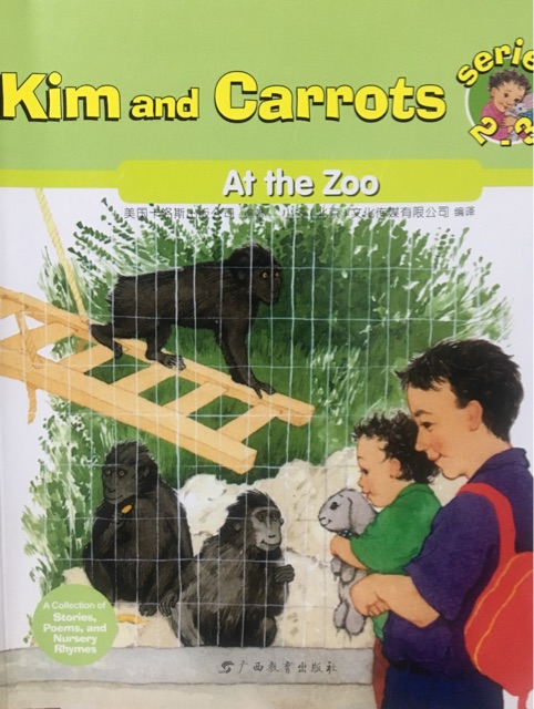 kim and carrots at the zoo