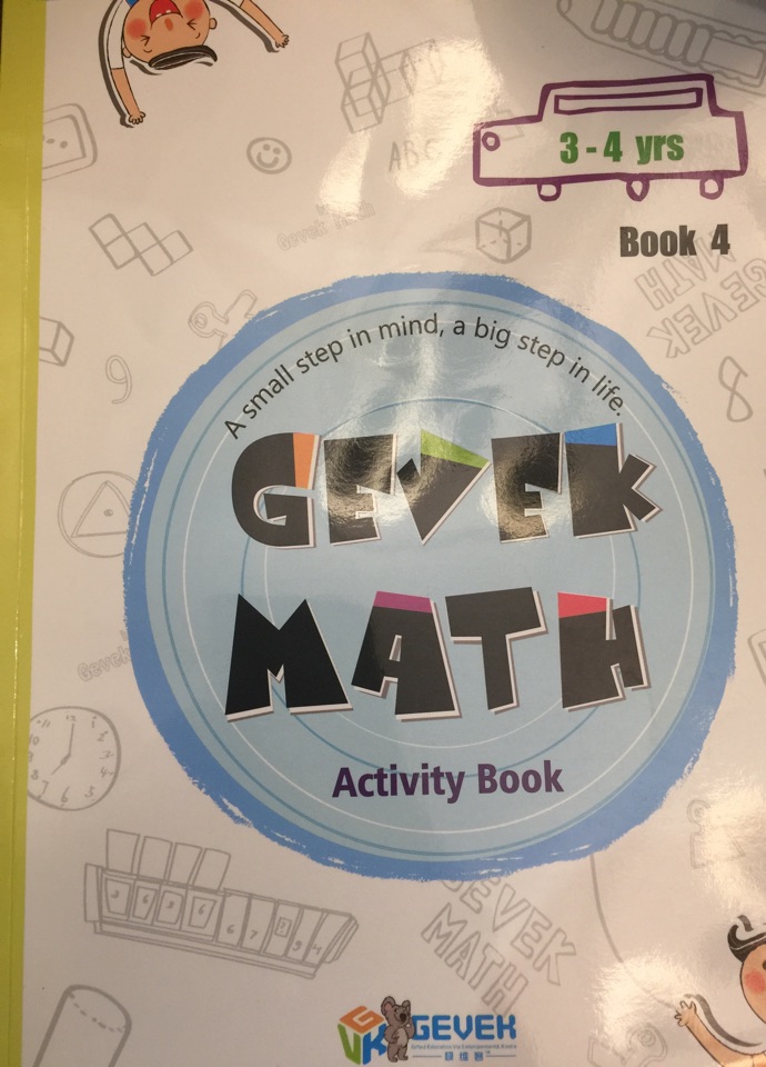 GEVEK Math 3-4yrs Book 4