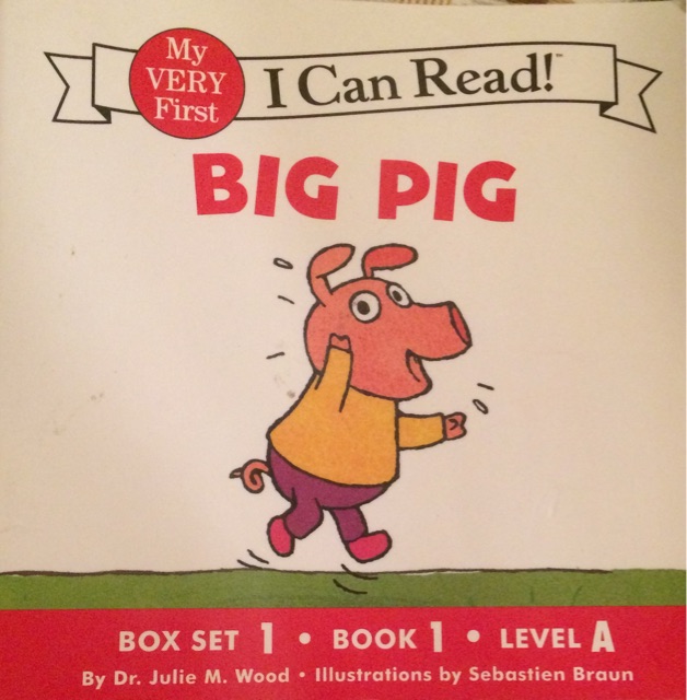 My Very First I Can Read! Box Set 1  Book 1: Big Pig