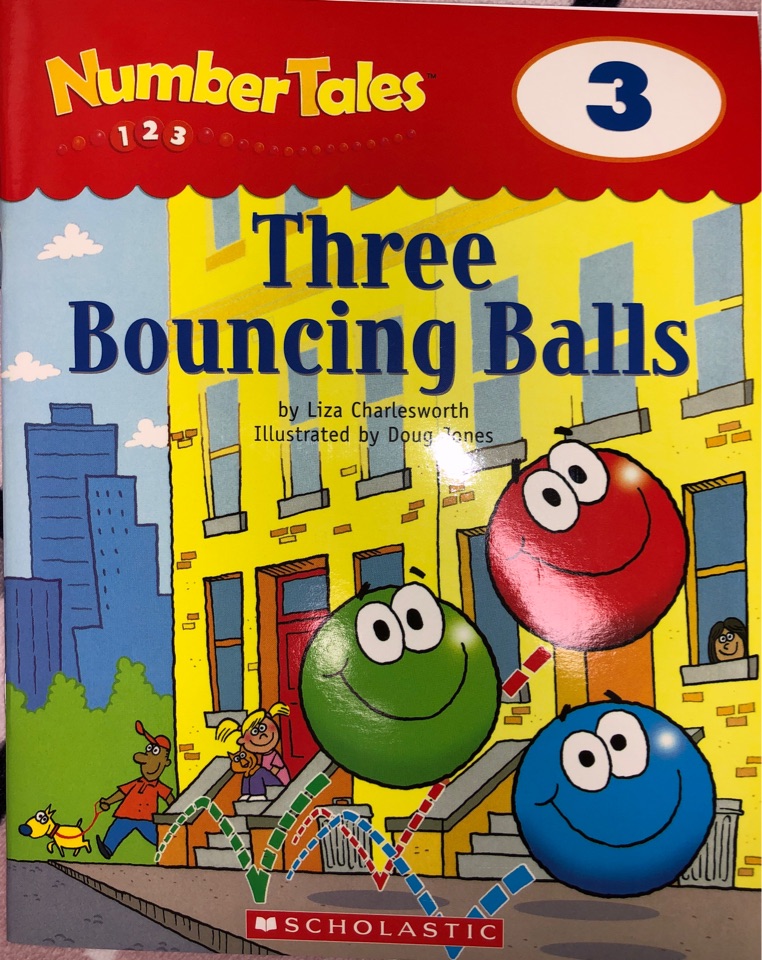three bouncing balls