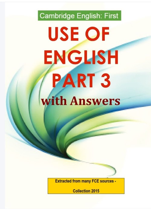 Use of English Part III