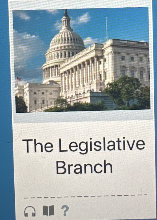 The legislative Branch (raz W )