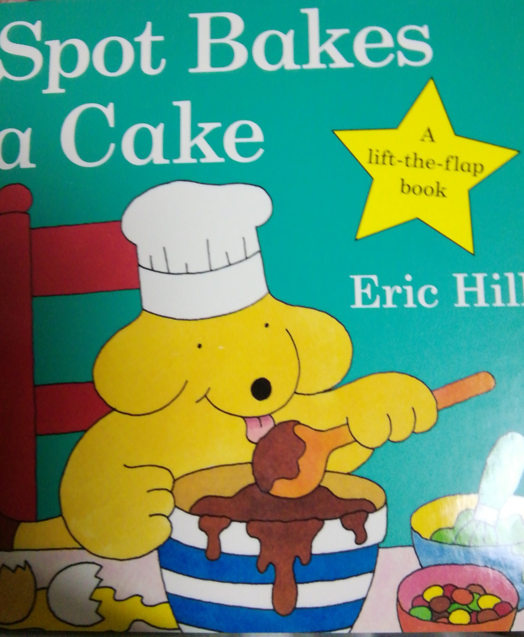 SPOT BAKES A CAKE