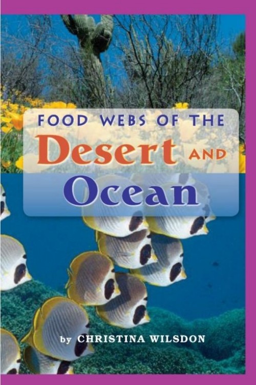 Food webs of the desert and the ocean