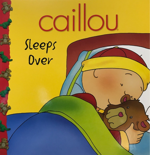 caillou sleep over