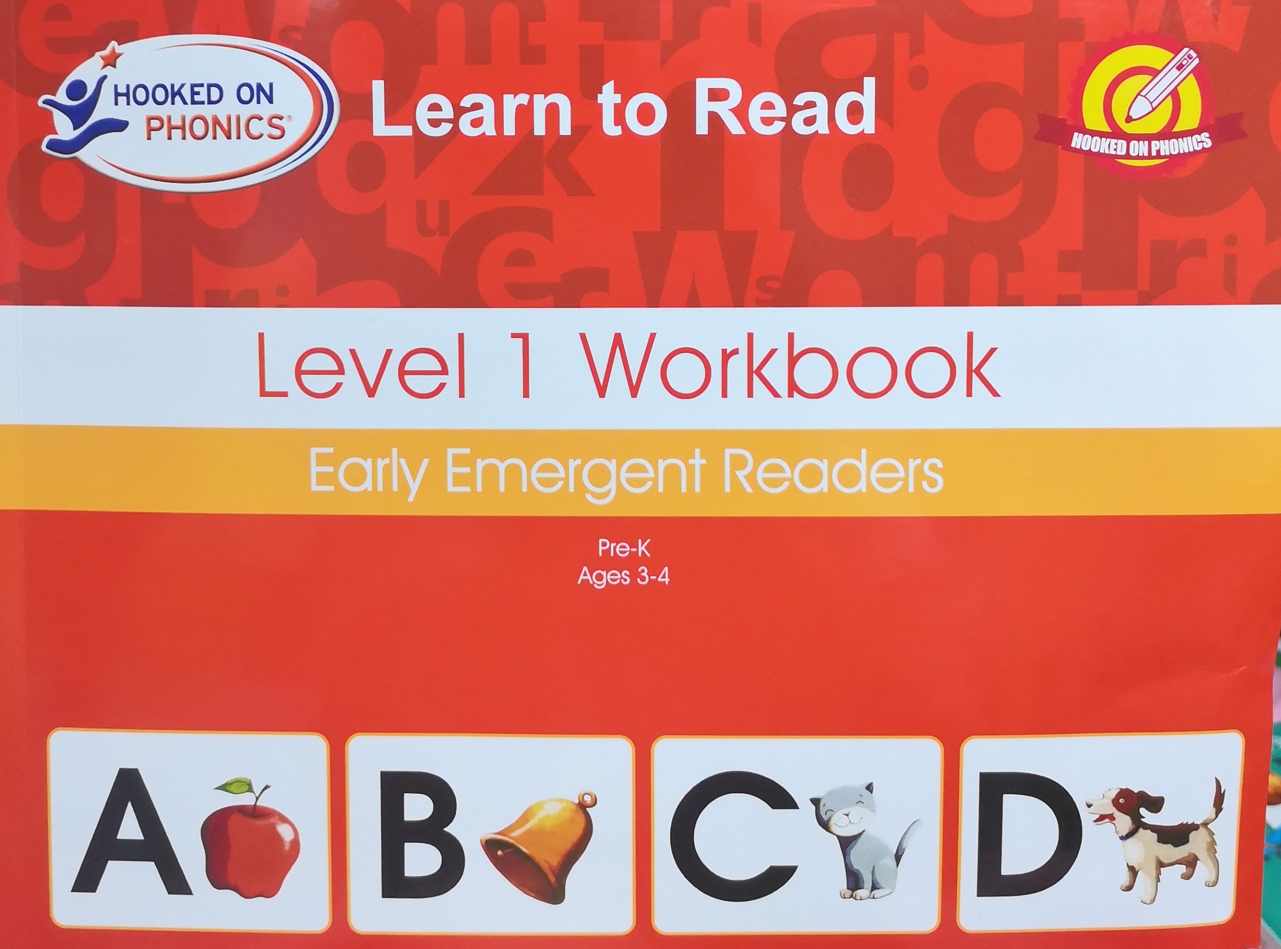 hooked on phonics level 1 workbook