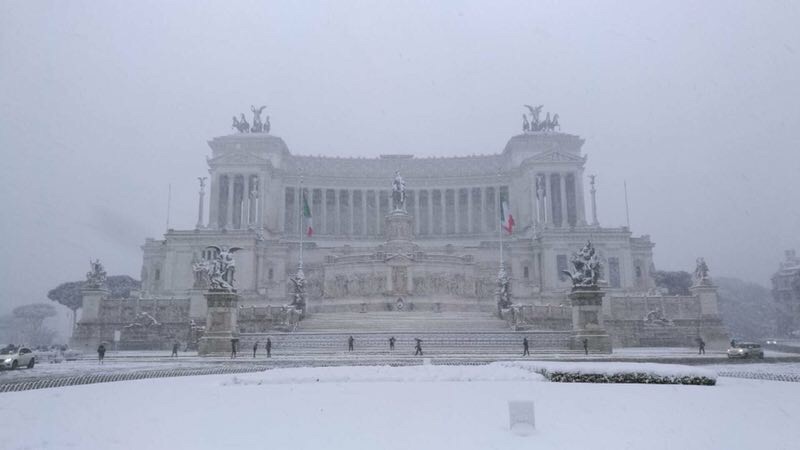 羅馬的雪