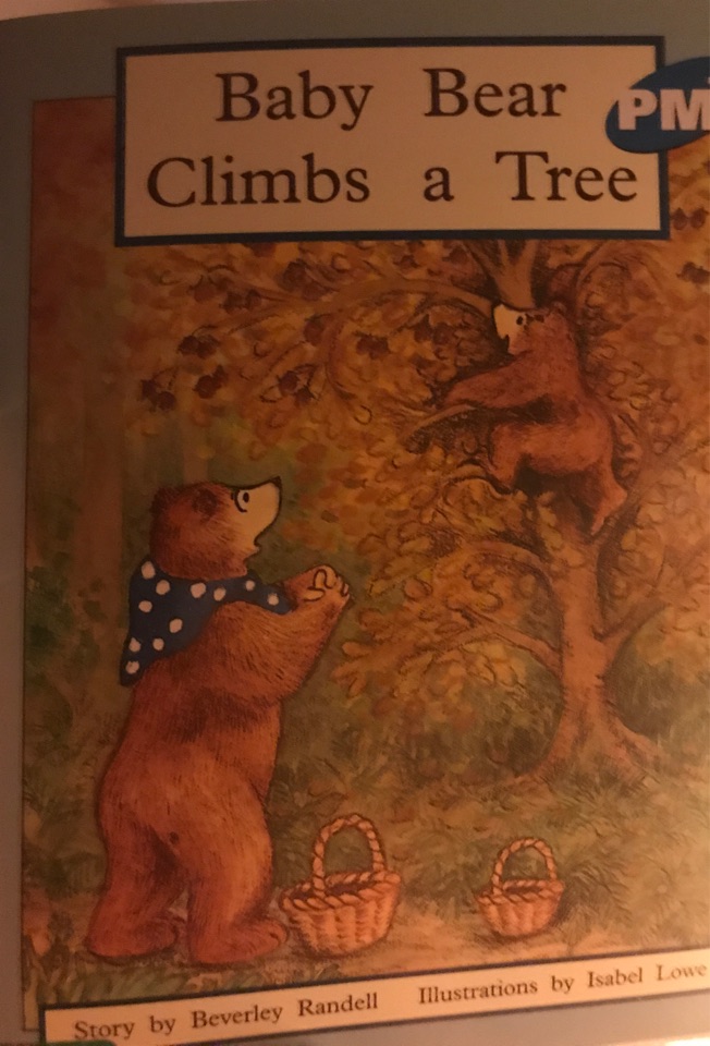 Baby Bear Climbs a Tree PM Plus Blue 9