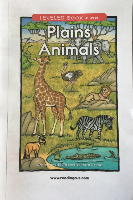 Plains Animals