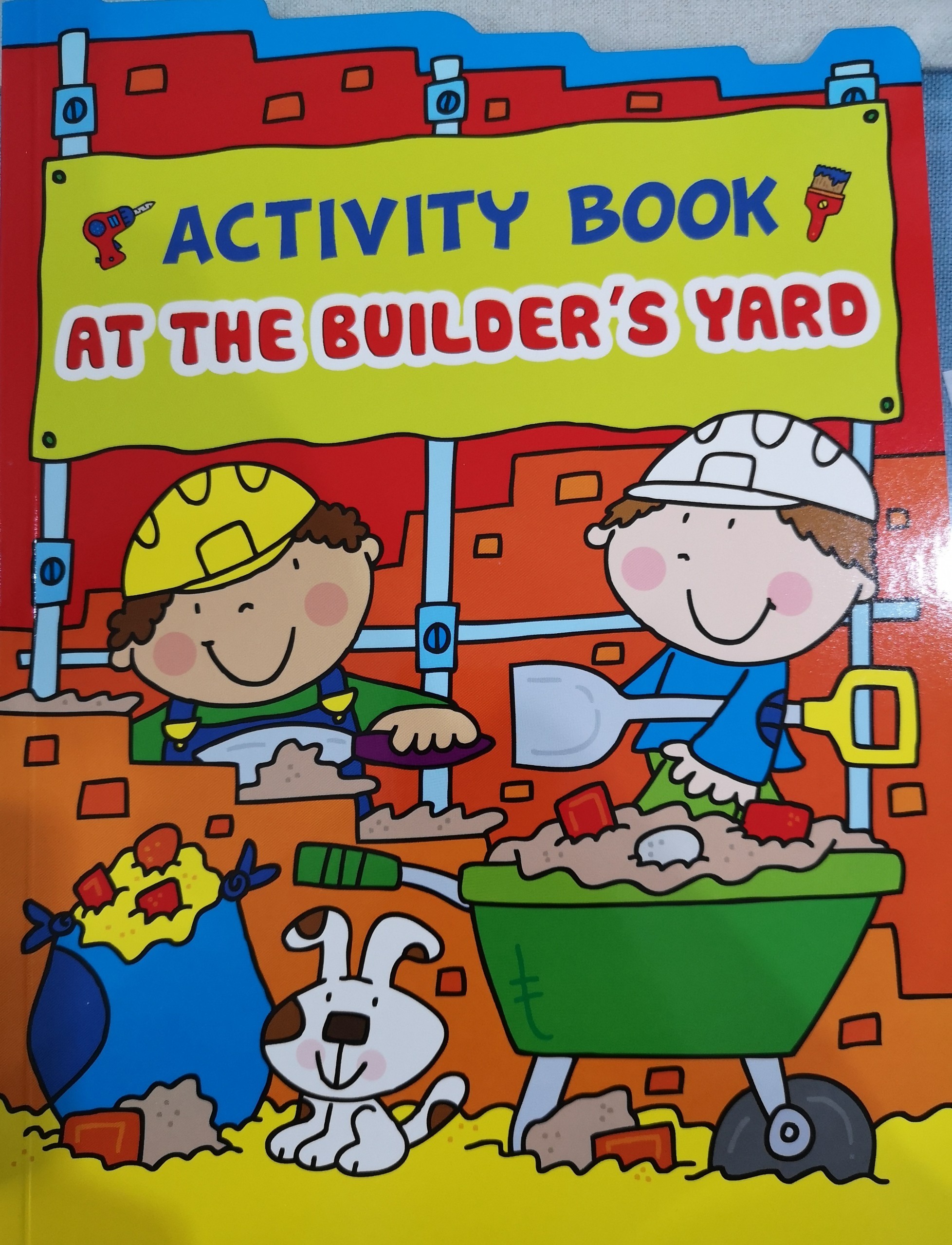 Activity book at the builder's yard