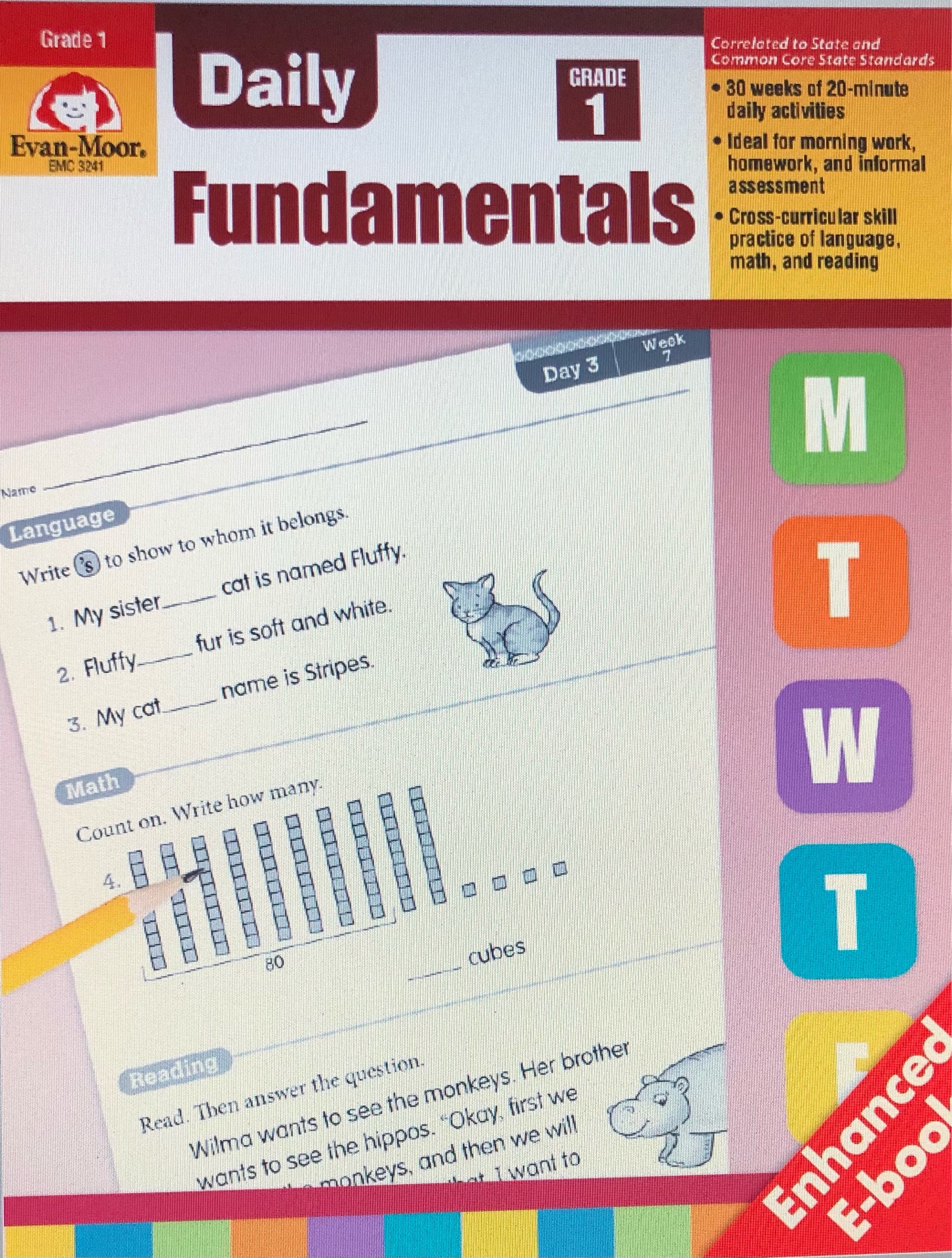 Evan-Moor Daily Fundamentals Grade 1