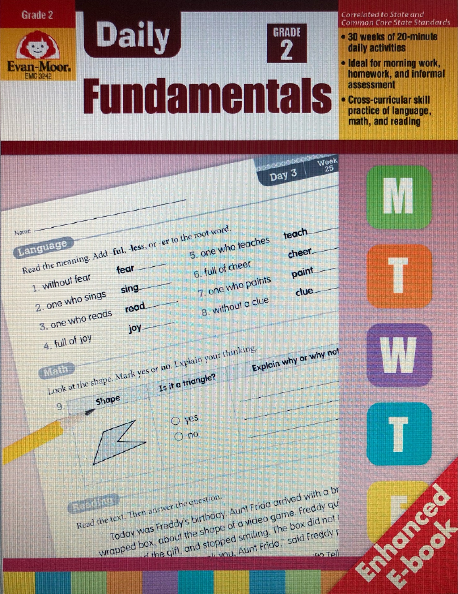 Evan-Moor Daily Fundamentals Grade 2