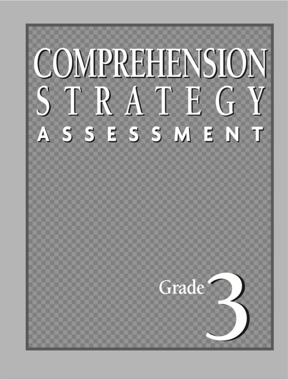 Comprehension Strategy Assessment Grade 3