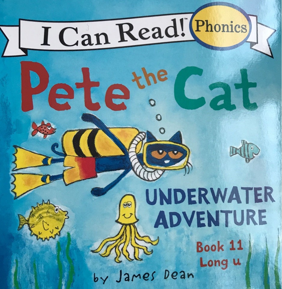 I can read phonics:Pete the cat 11.underwater adventure