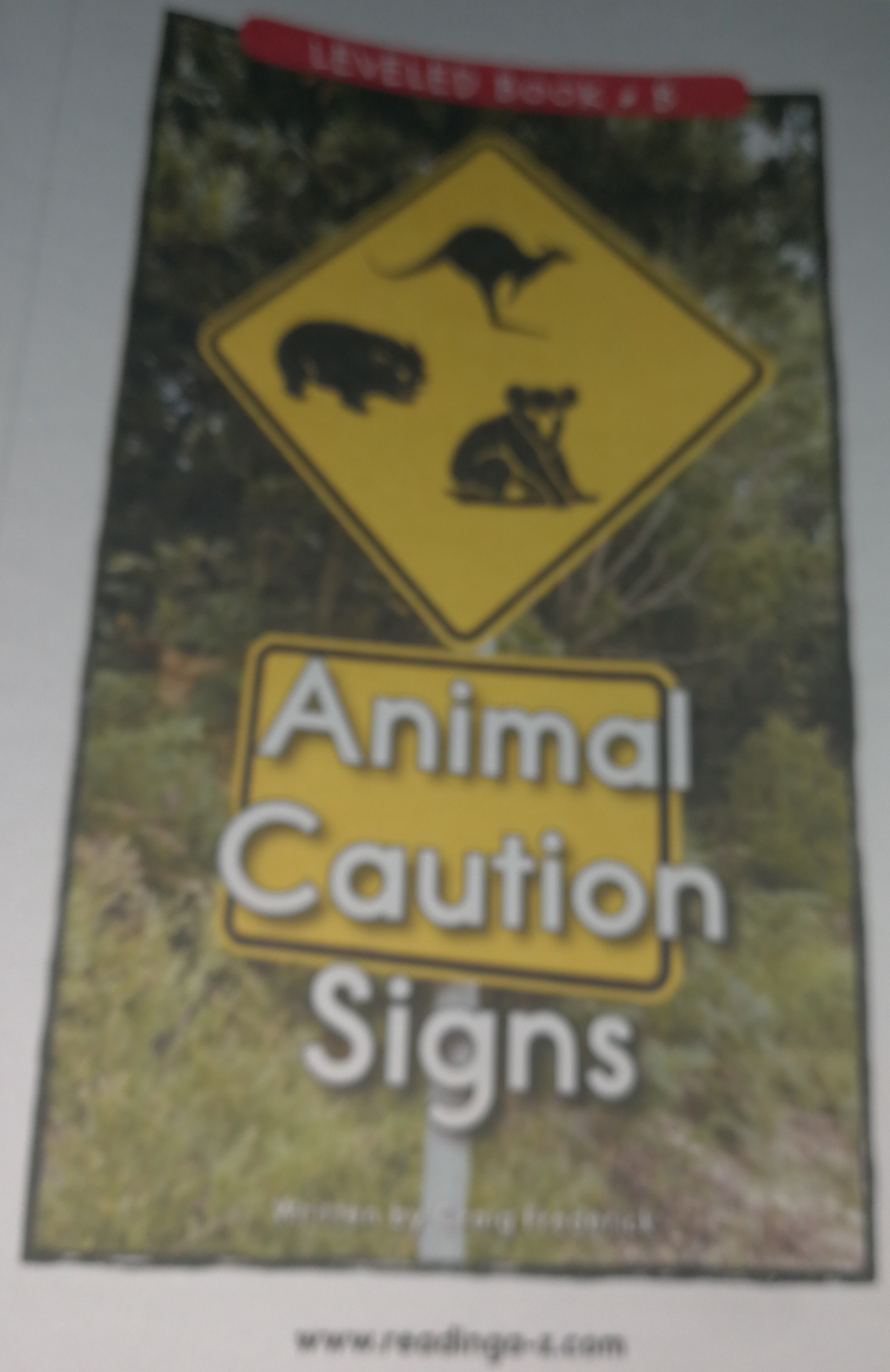 Animal Caution Signs