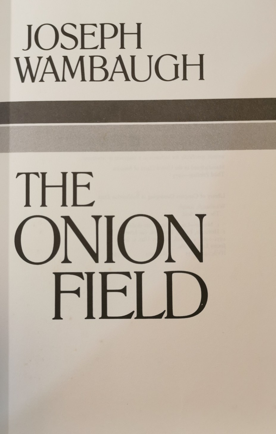 the onion field