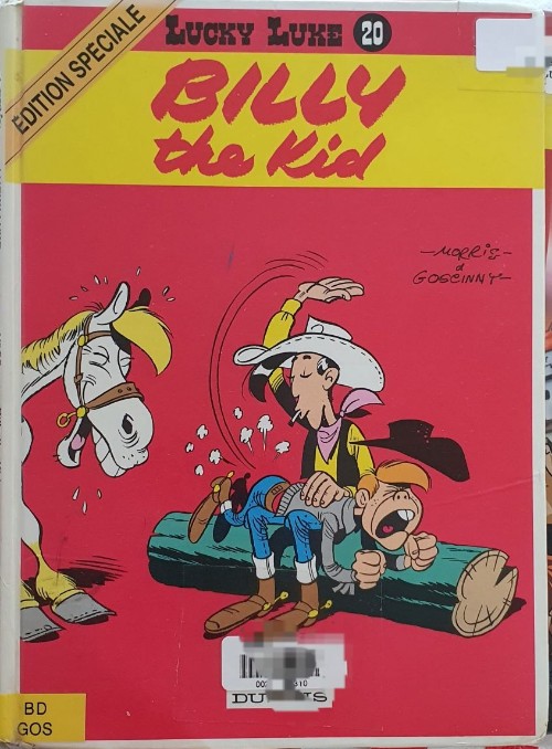 Lucky Luke. billy the kid