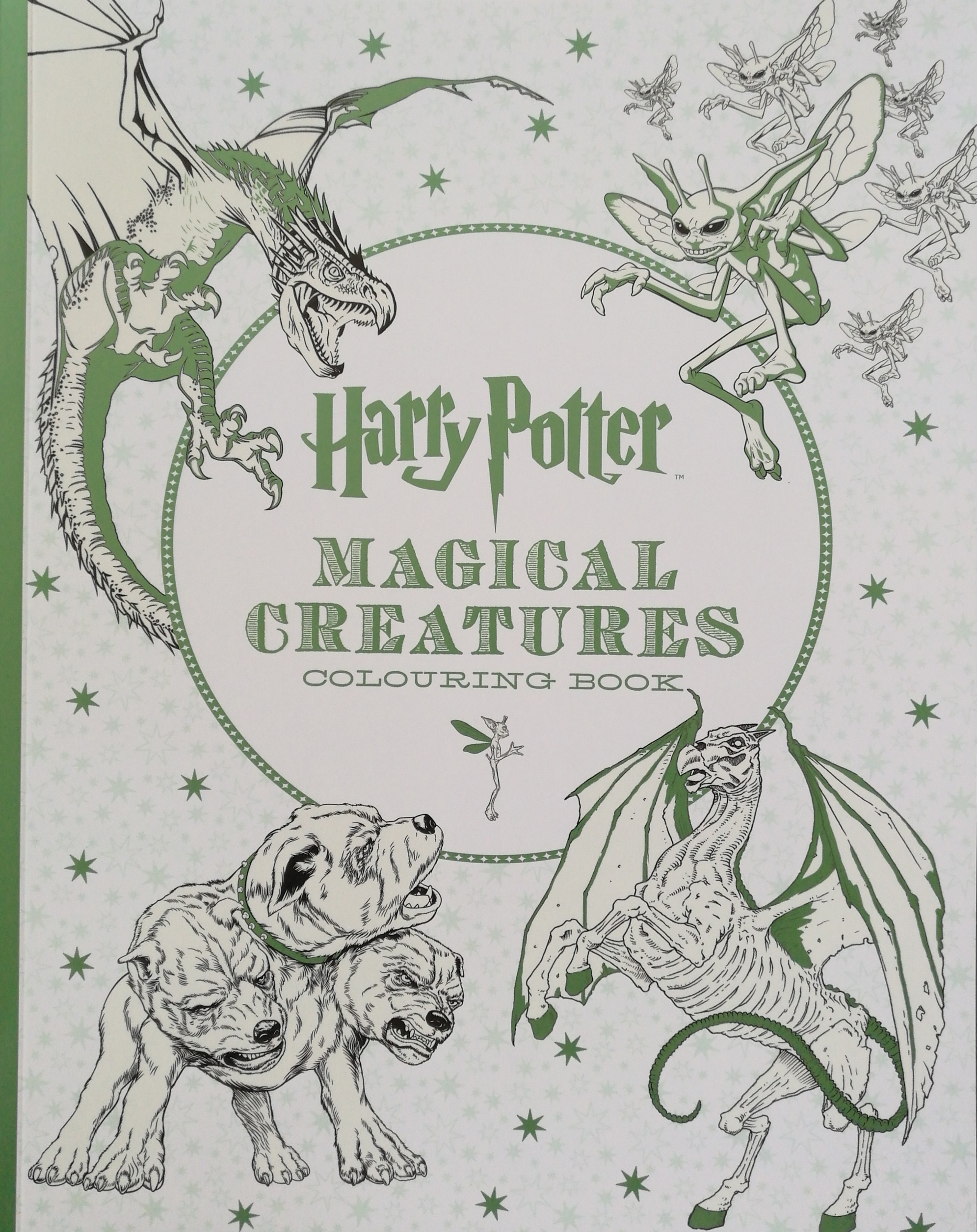 HARRY POTTER MAGICAL CREATURES COLOURING BOOK