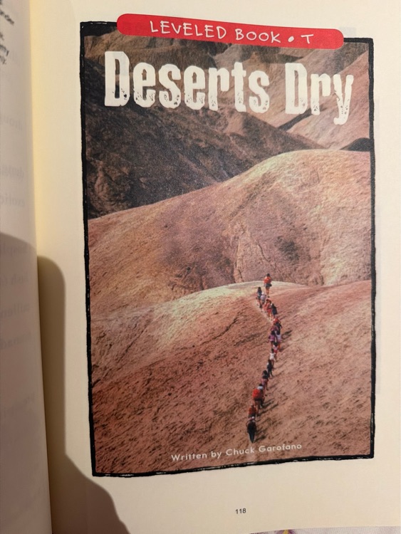 Deserts dry