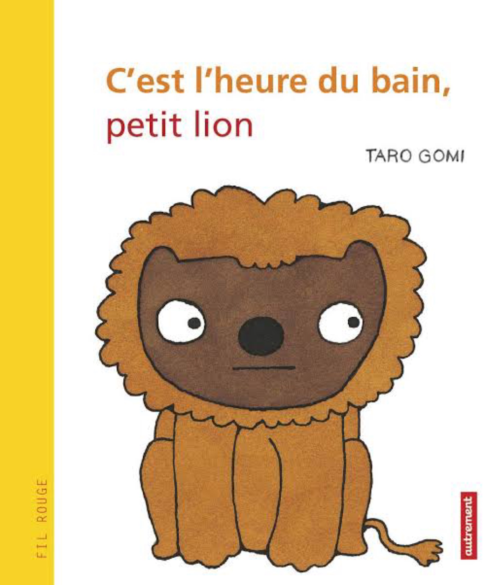 C'est l'heure du bain, petit lion