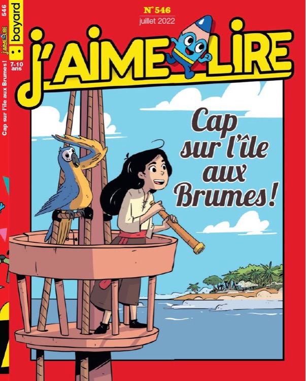 J'AIME LIRE  N° 546 : CAP  SUR  L' ÎLE  AUX  BRUMES