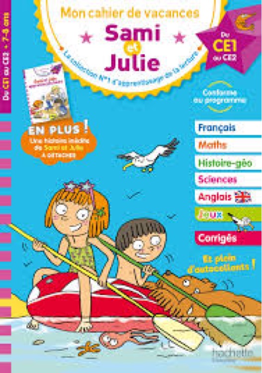 Sami et Julie - Du CE1 au CE2 - Cahier de vacances 2022