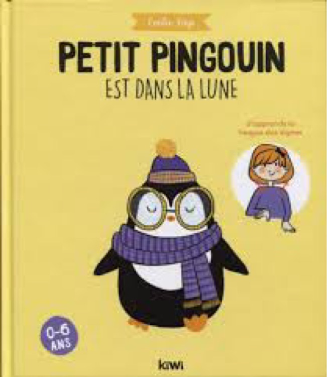 Petit pingouin est dans la lune