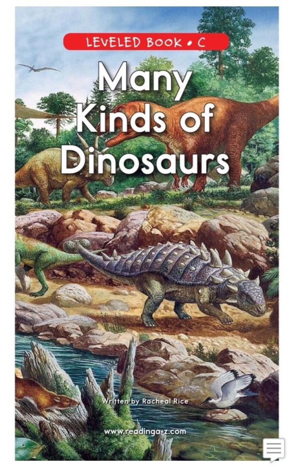 many kinds of dinosaurs