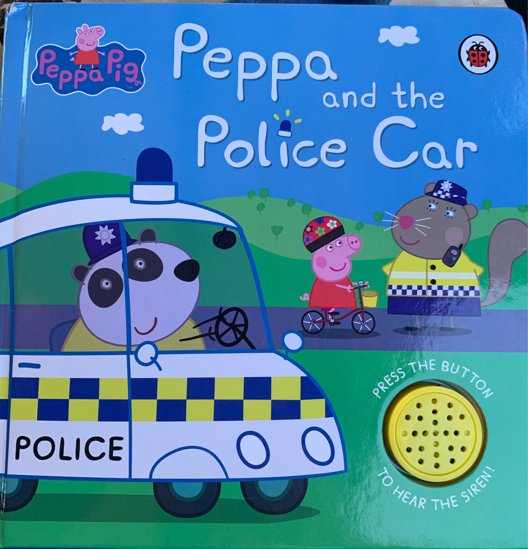 Peppa and the police car