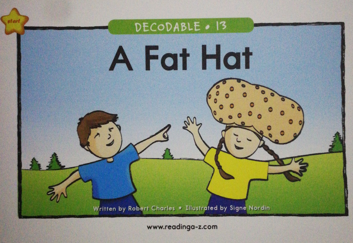 Raz Decodable 13:A Fat Hat