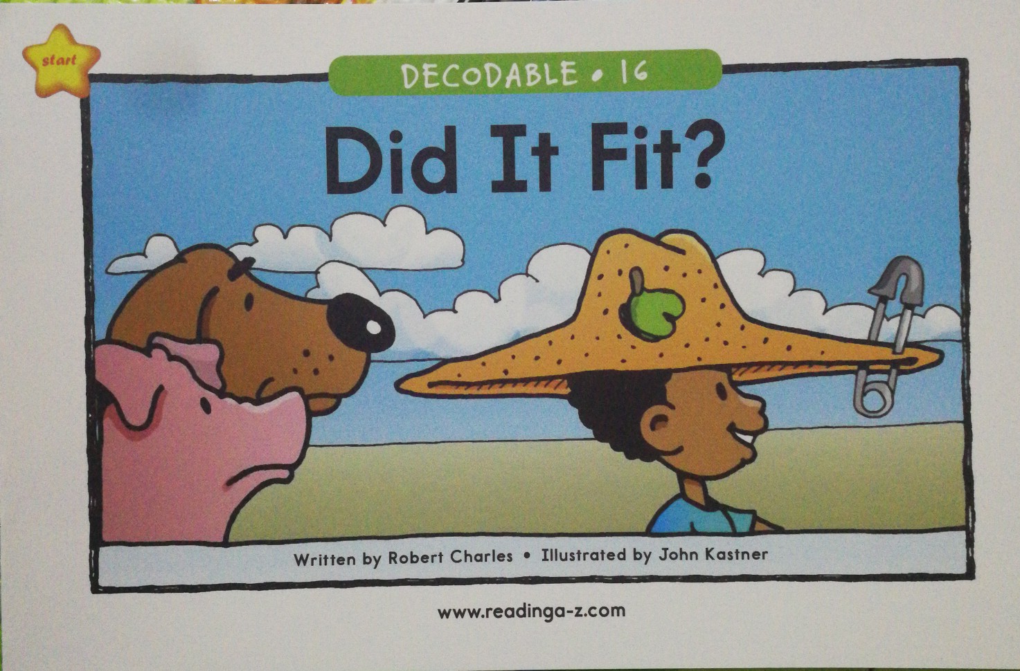 Raz Decodable 16:Did It Fit