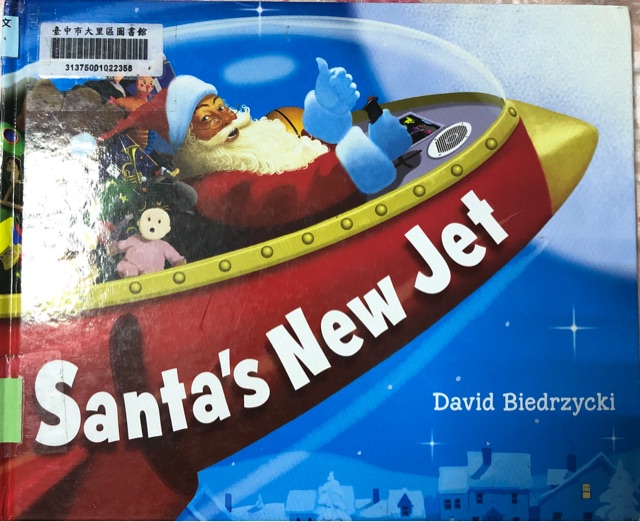 Santa's new jet