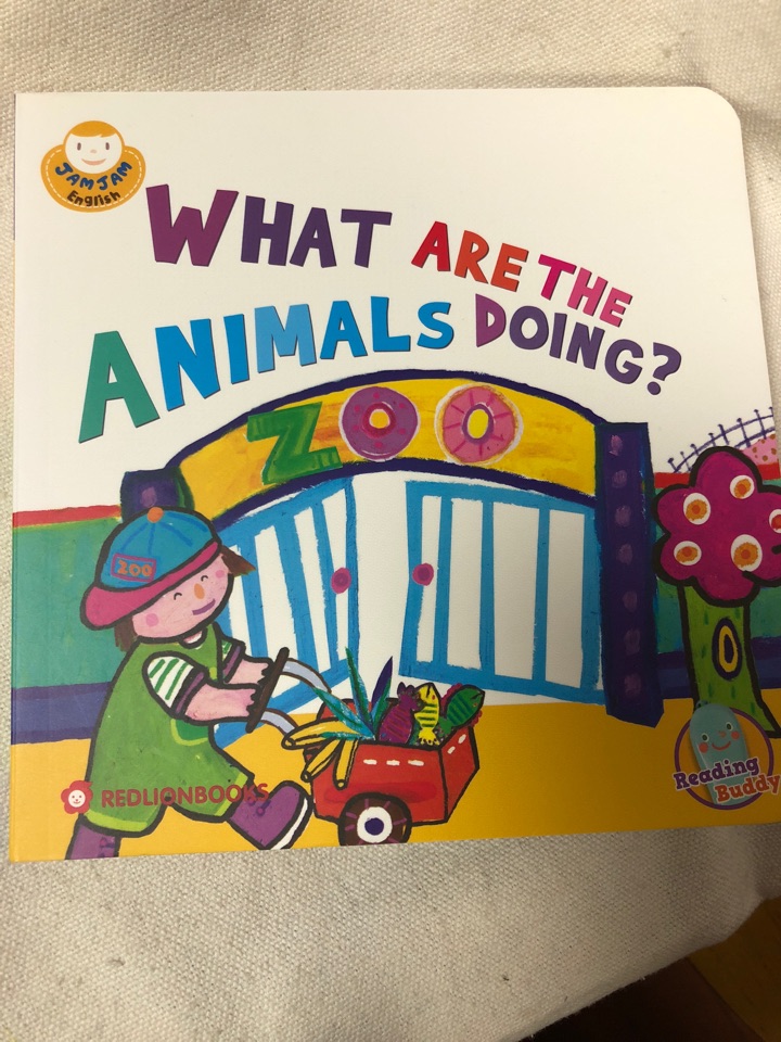 果醬英語 6 : what are the animals doing