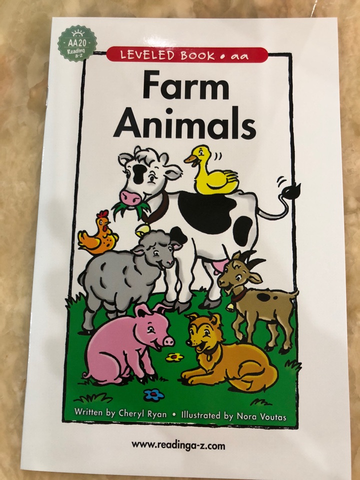 Raz AA20 farm animals