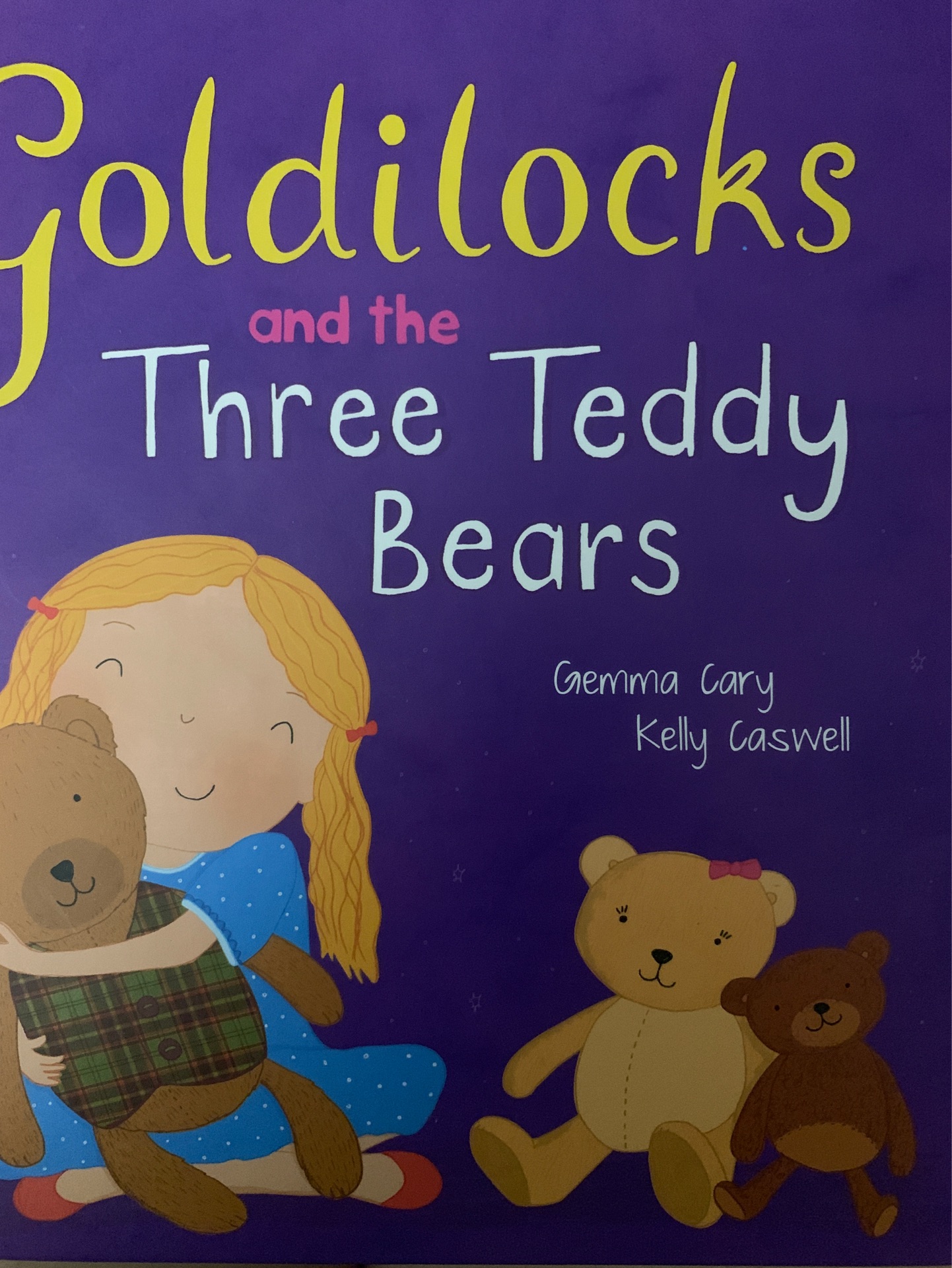 Goldilocks and three teddy bears