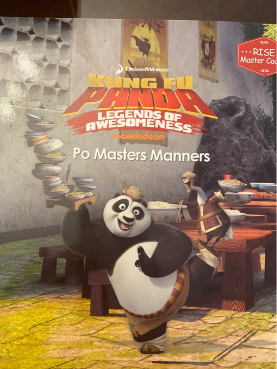 Kungfu panda Po masters manners